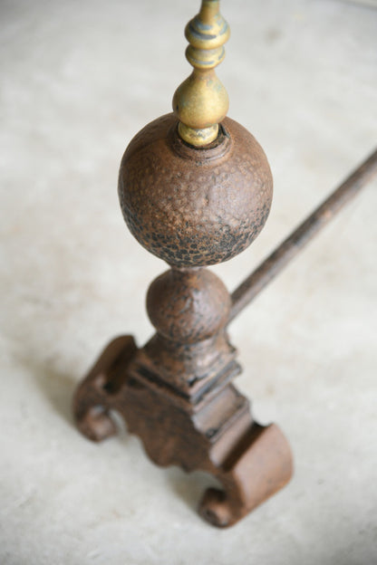 Pair Antique Andirons