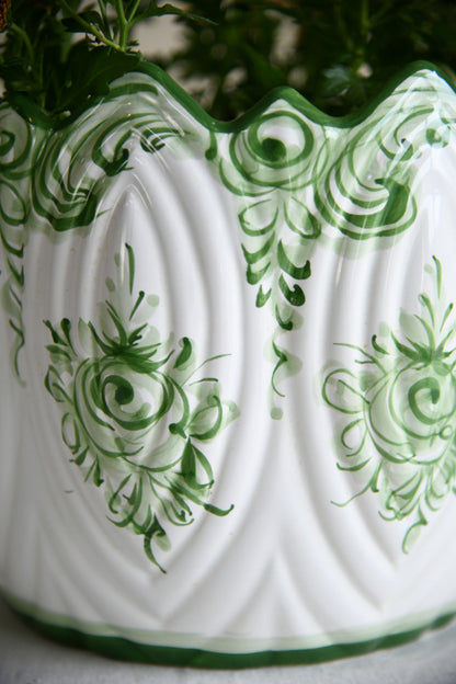 Large Portugese Ceramic Jardiniere
