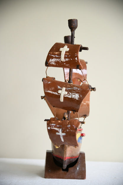 Decorative Handcrafted Model Galleon