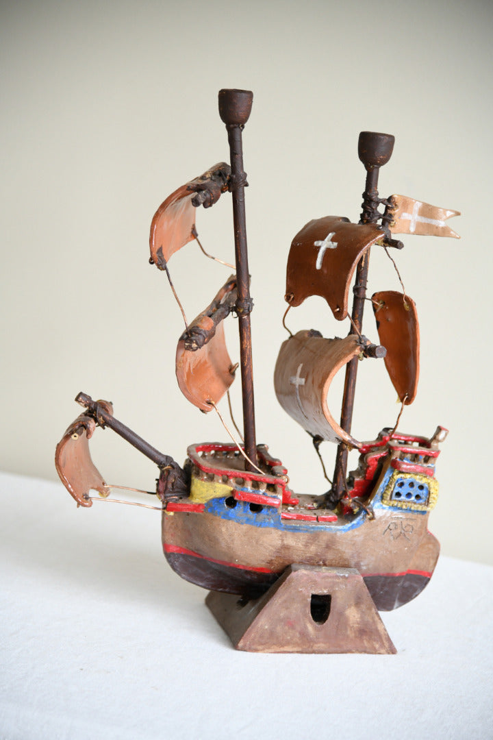 Decorative Handcrafted Model Galleon