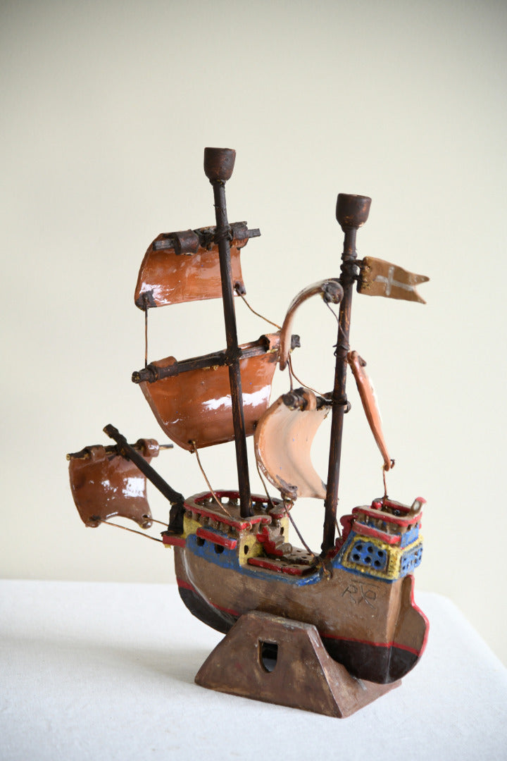 Decorative Handcrafted Model Galleon