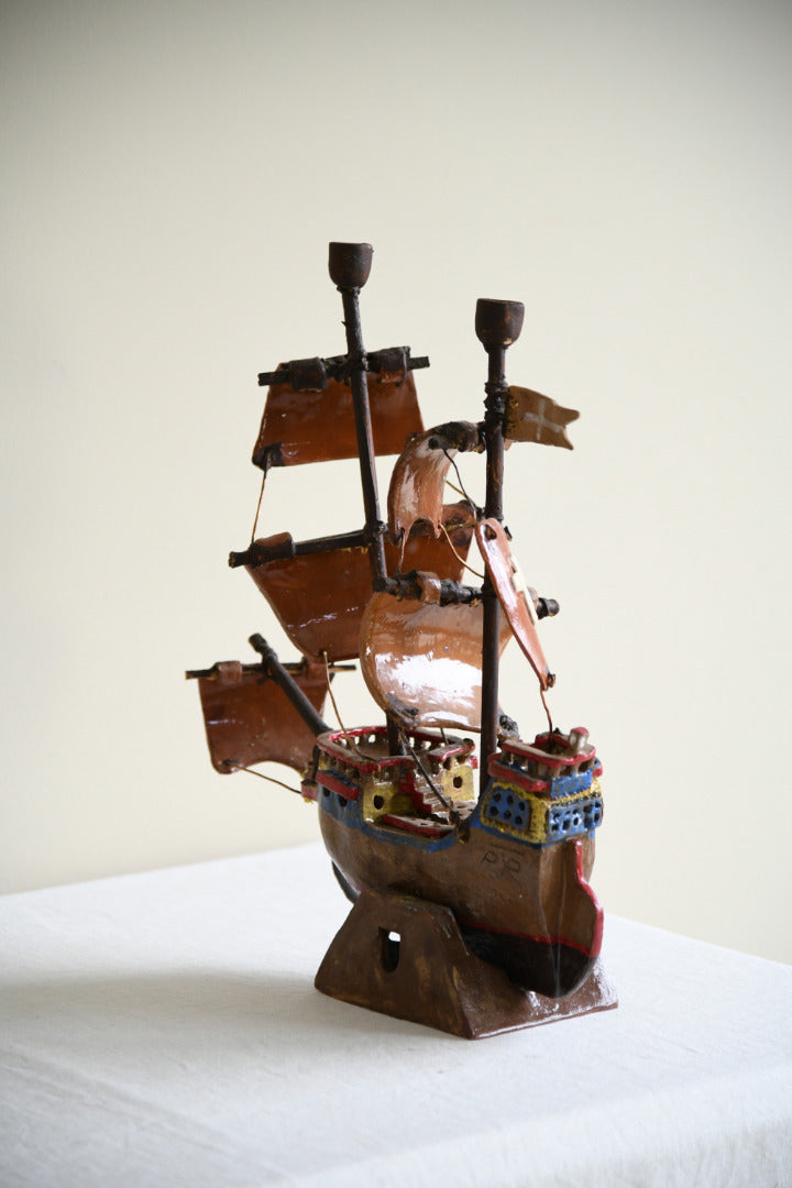 Decorative Handcrafted Model Galleon