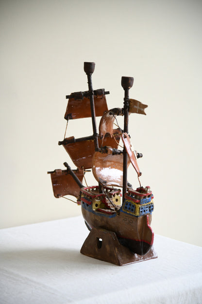 Decorative Handcrafted Model Galleon