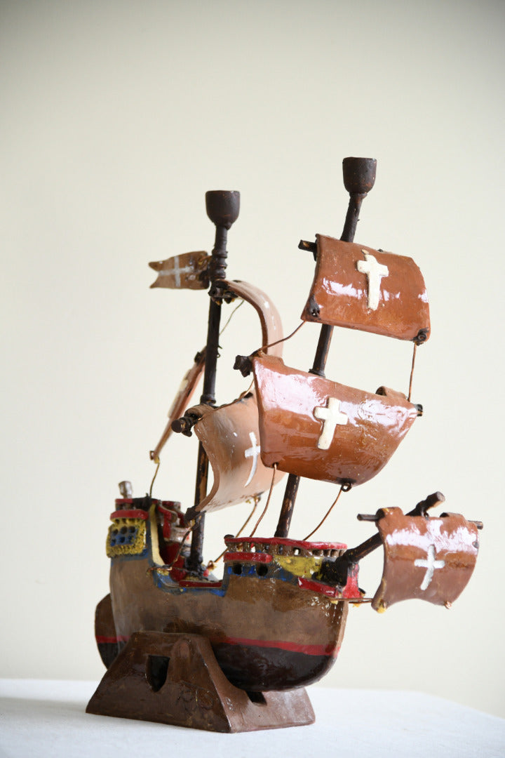 Decorative Handcrafted Model Galleon