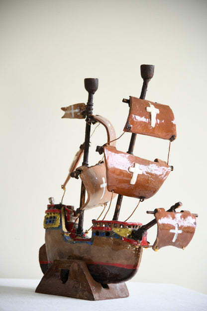 Decorative Handcrafted Model Galleon