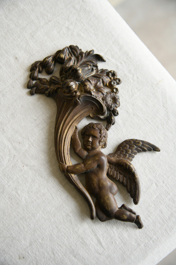 Vintage Gilt Metal Cherub