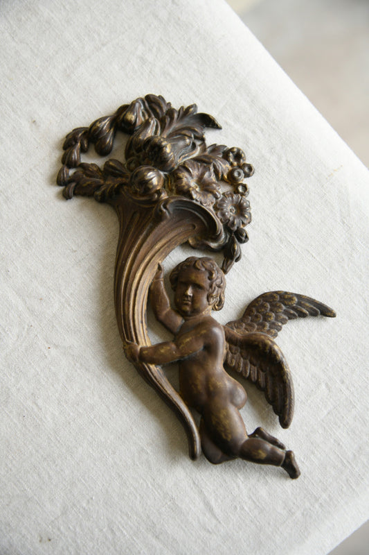 Vintage Gilt Metal Cherub