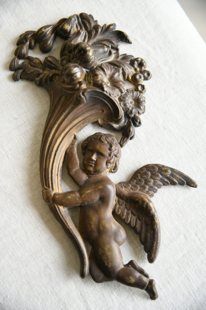 Vintage Gilt Metal Cherub