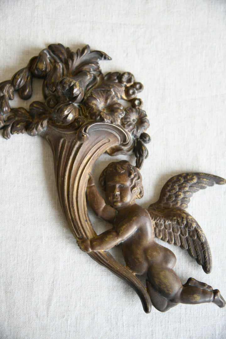 Vintage Gilt Metal Cherub