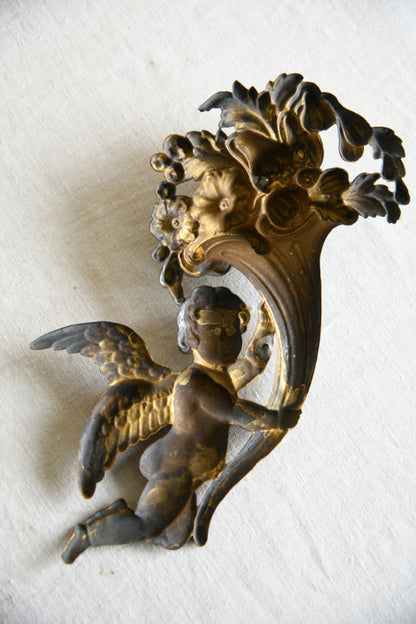 Vintage Gilt Metal Cherub