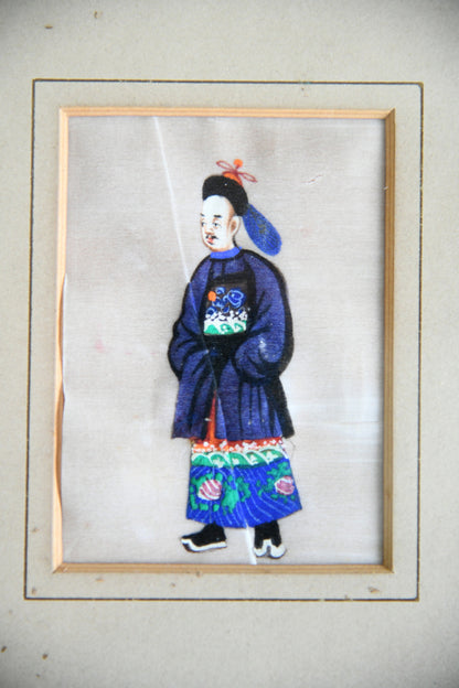 4 Chinese Export Paintings