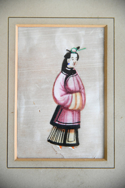 4 Chinese Export Paintings