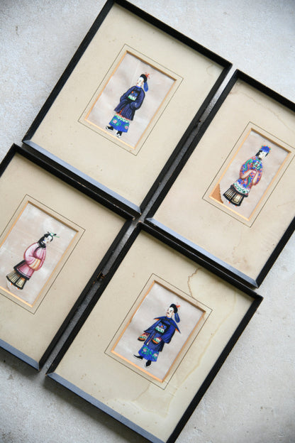 4 Chinese Export Paintings