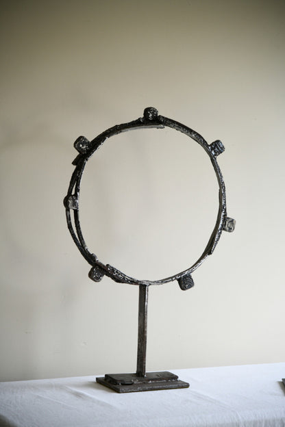Kenneth Spooner - Circle of Seven Senses - Steel Sculpture