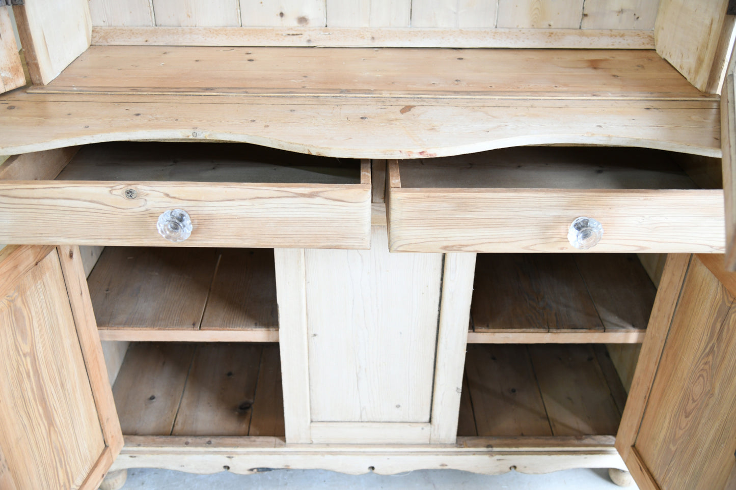 Antique Glazed Pine Dresser