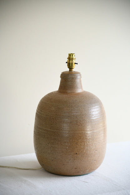 Large Studio Pottery Lamp