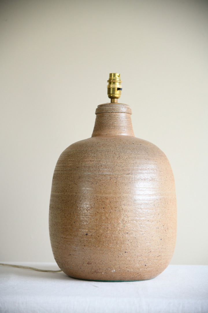 Large Studio Pottery Lamp