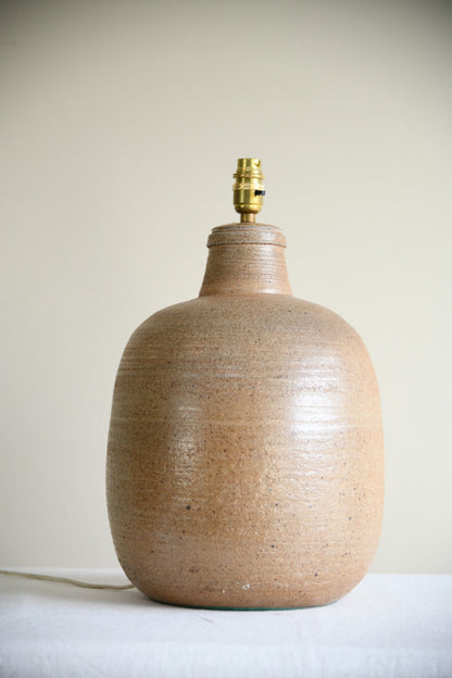 Large Studio Pottery Lamp