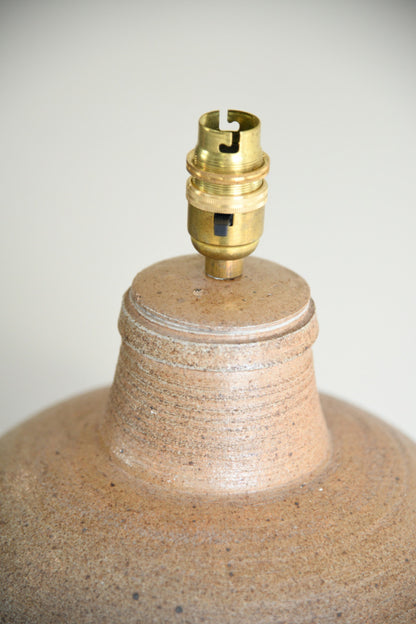 Large Studio Pottery Lamp