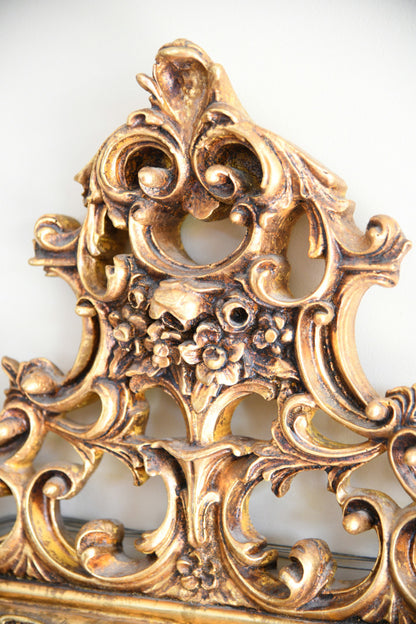 Gilt Rococo Style Wall Mirror