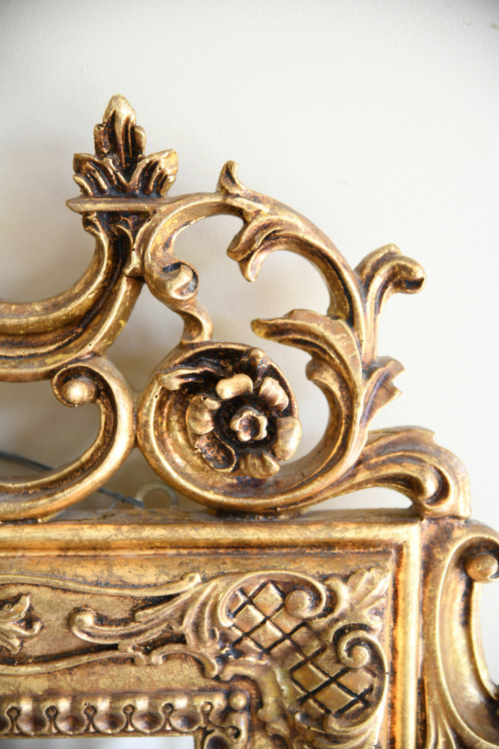 Gilt Rococo Style Wall Mirror