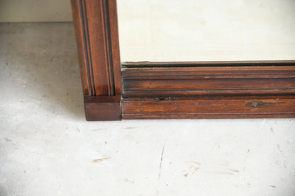 Large Early 20th Century Mahogany Wall Mirror