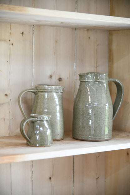 Nic Harrison Trelowarren Pottery Jugs