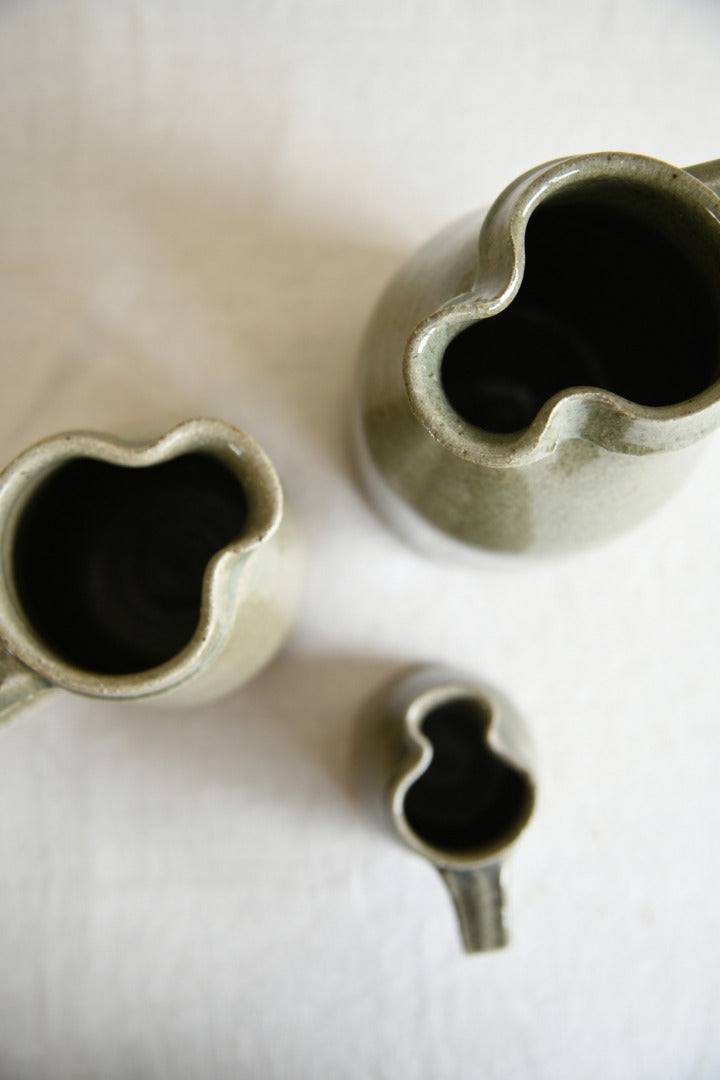 Nic Harrison Trelowarren Pottery Jugs