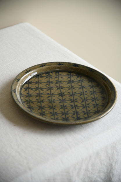 Nic Harrison Trelowarren Pottery Plate