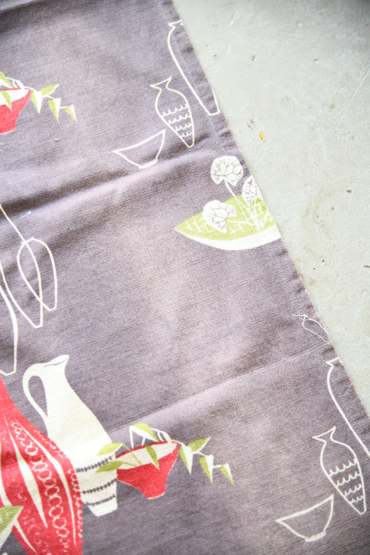 Vintage 1950s Sunlover Fabric Bark Cloth