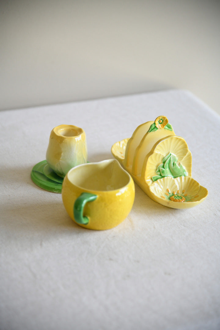Vintage Yellow Carlton Ware