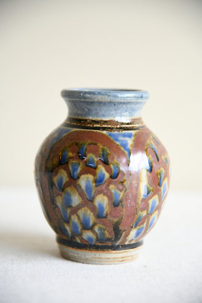 Pair Nic Harrison Trelowarren Pottery Pots