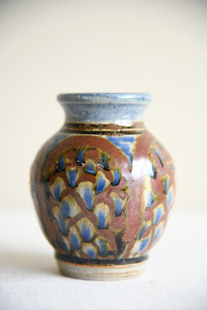 Pair Nic Harrison Trelowarren Pottery Pots