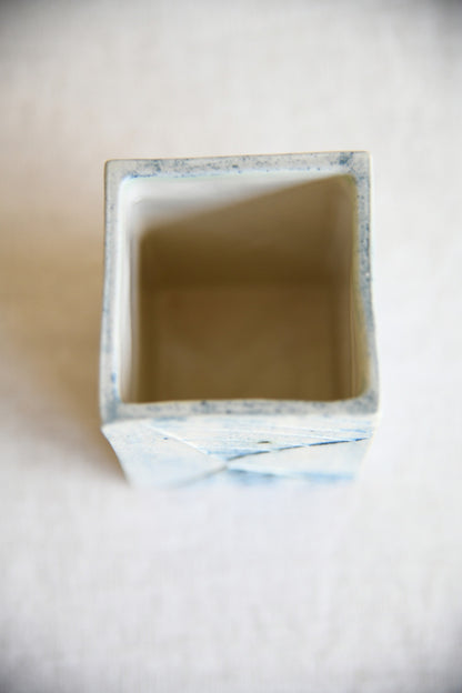 Carn Pottery Cornwall Square Vase