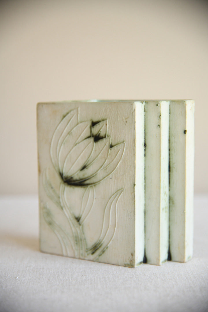 Carn Pottery Vase | Nancledra Penzance Stepped Form