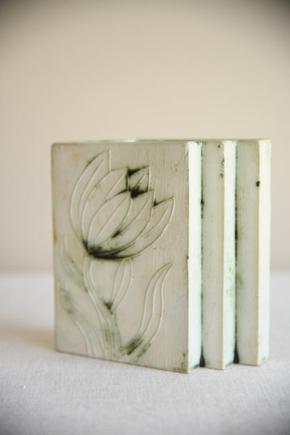 Carn Pottery Vase | Nancledra Penzance Stepped Form