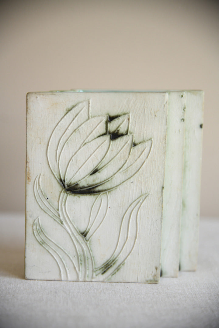 Carn Pottery Vase | Nancledra Penzance Stepped Form