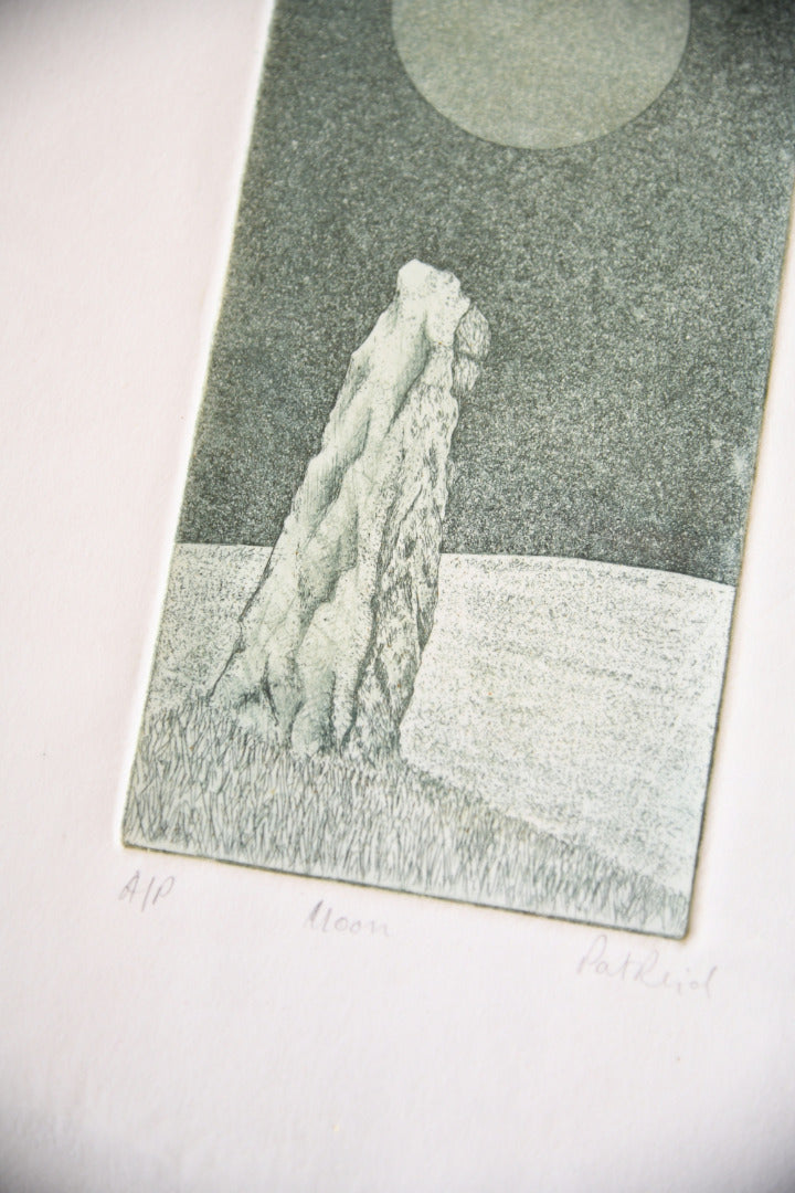 Pat Reid - Moon Etching