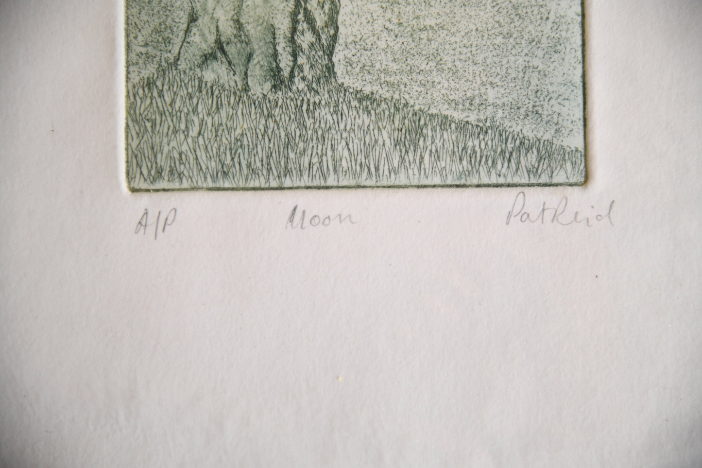 Pat Reid - Moon Etching