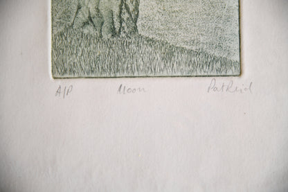 Pat Reid - Moon Etching