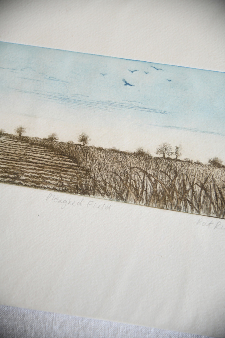 Pat Reid - Ploughed Field Etching