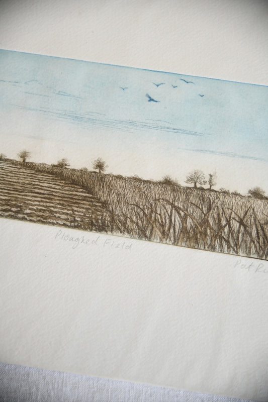 Pat Reid - Ploughed Field Etching