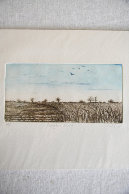 Pat Reid - Ploughed Field Etching
