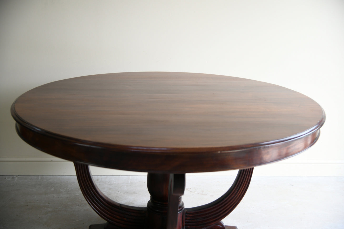 Regency Style Mahogany Round Table