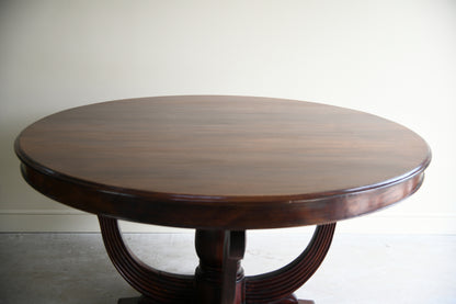 Regency Style Mahogany Round Table
