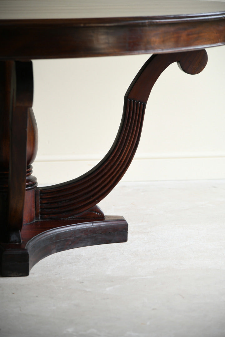 Regency Style Mahogany Round Table