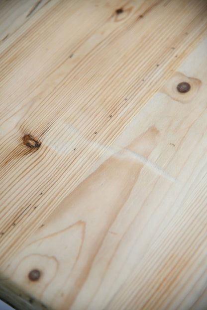 Large Rustic Pine Farmhouse Kitchen Table