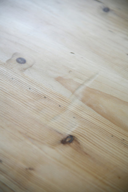 Large Rustic Pine Farmhouse Kitchen Table