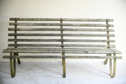 Wrought Iron Garden Bench