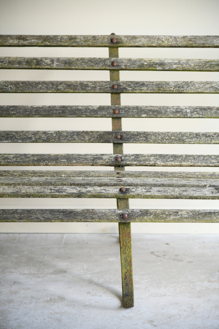 Wrought Iron Garden Bench
